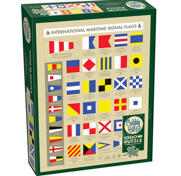 Cobble Hill Puzzles Cobble Hill International Maritime Signal Flags Puzzle 1000pcs