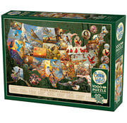 Cobble Hill Puzzles Cobble Hill State Birds of America Puzzle 1000pcs