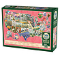 Cobble Hill State Flowers of America Puzzle 1000pcs