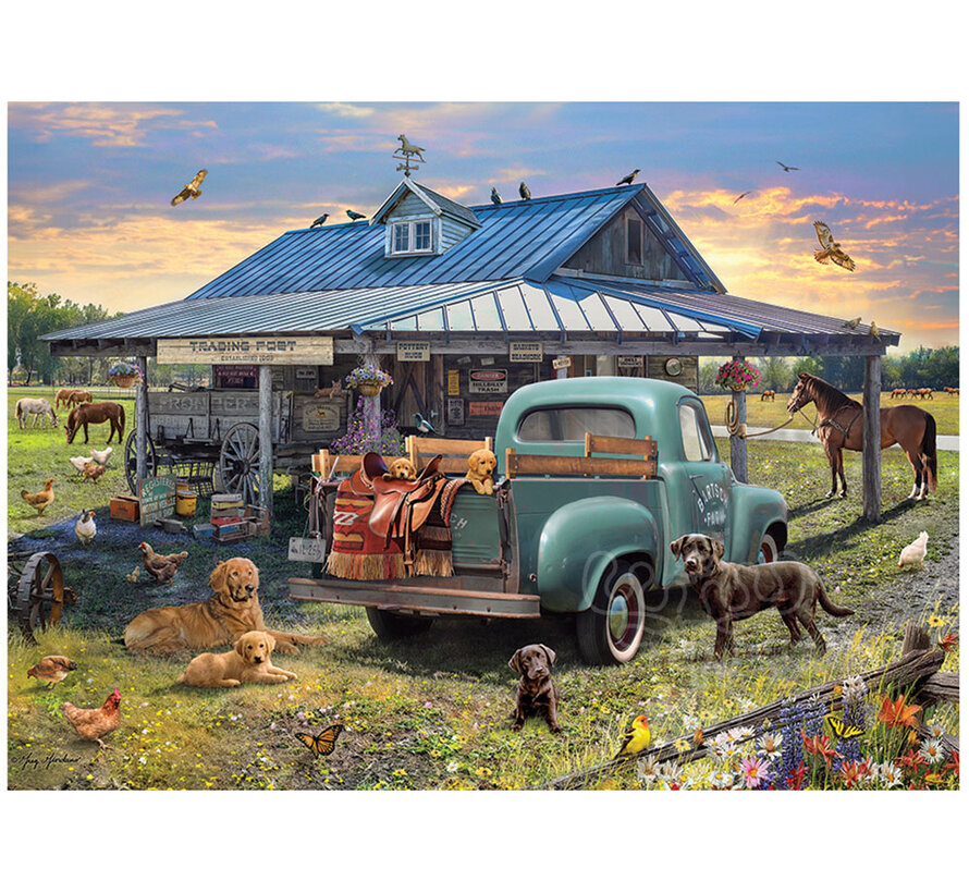 Cobble Hill Trading Post Puzzle 1000pcs