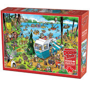 Cobble Hill Puzzles Cobble Hill DoodleTown: Call Of The Wild Puzzle 1000pcs