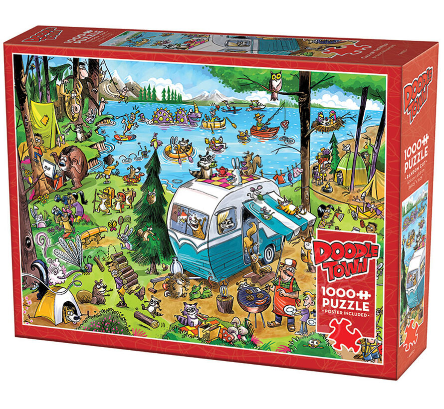 Cobble Hill DoodleTown: Call Of The Wild Puzzle 1000pcs