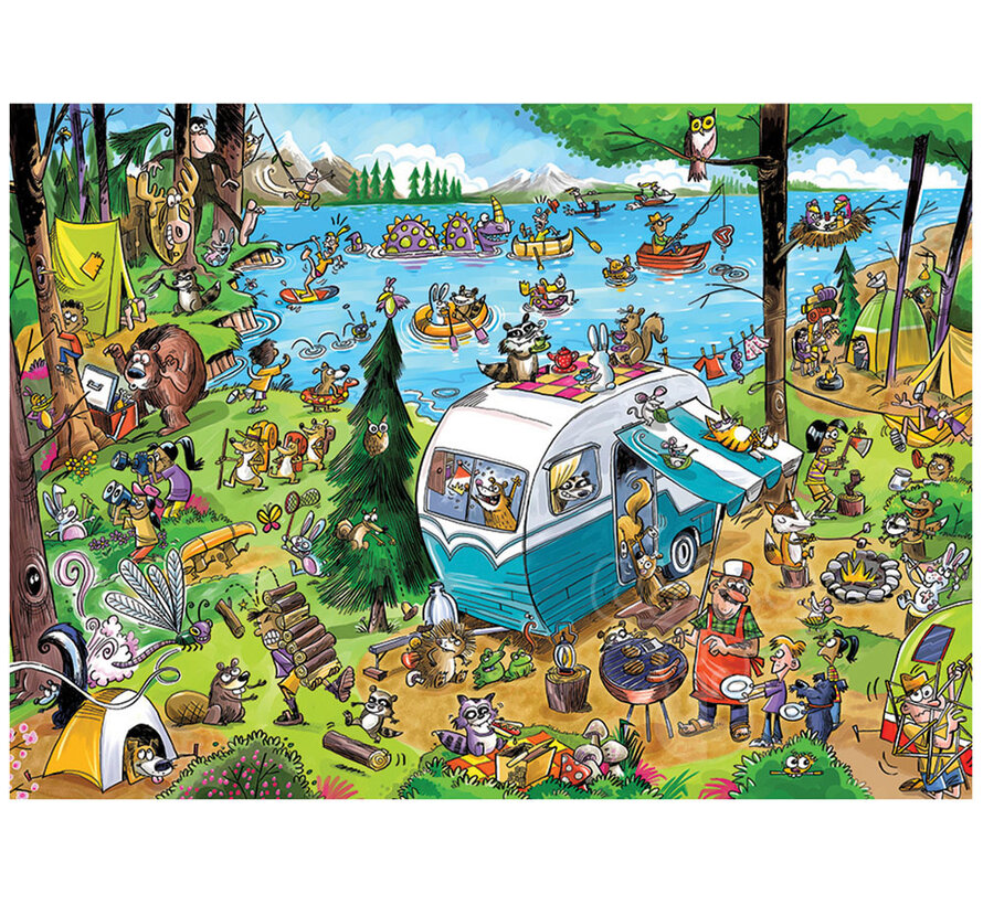 Cobble Hill DoodleTown: Call Of The Wild Puzzle 1000pcs