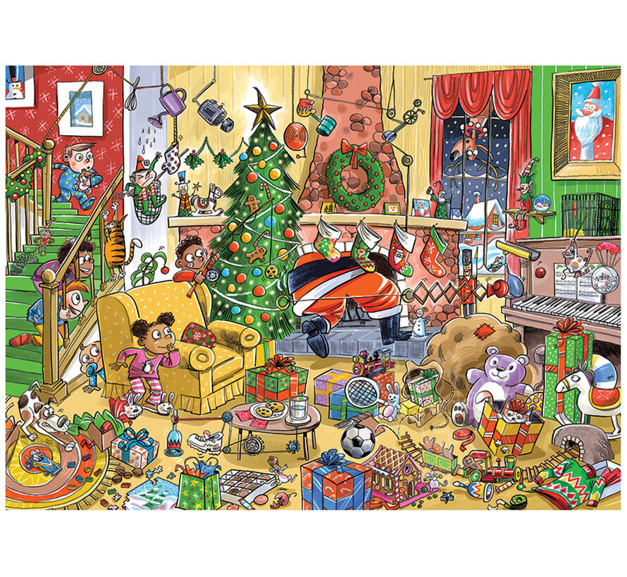 Cobble Hill DoodleTown: Catching Santa Puzzle 1000pcs