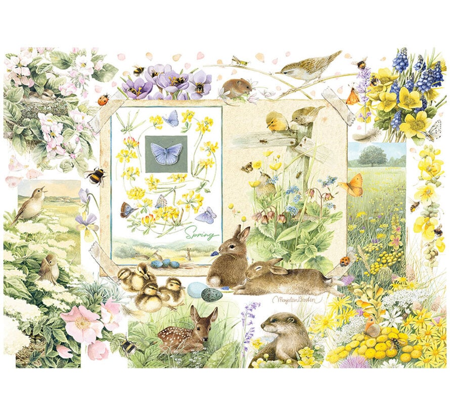 Cobble Hill Nature Journal: Spring Puzzle 1000pcs