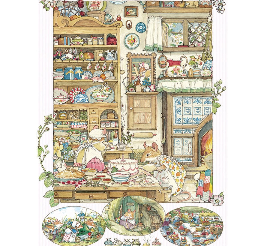 Cobble Hill Brambly Hedge Picnic Preparations Puzzle 500pcs
