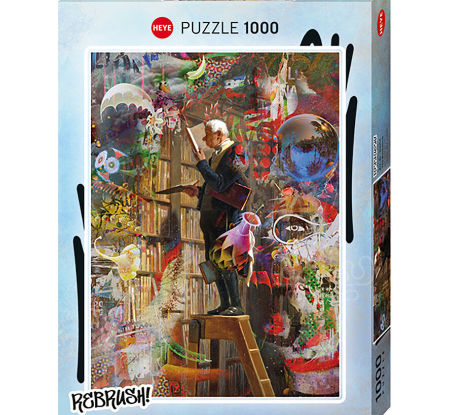 Heye Rebrush: The Bookworm Puzzle 1000pcs