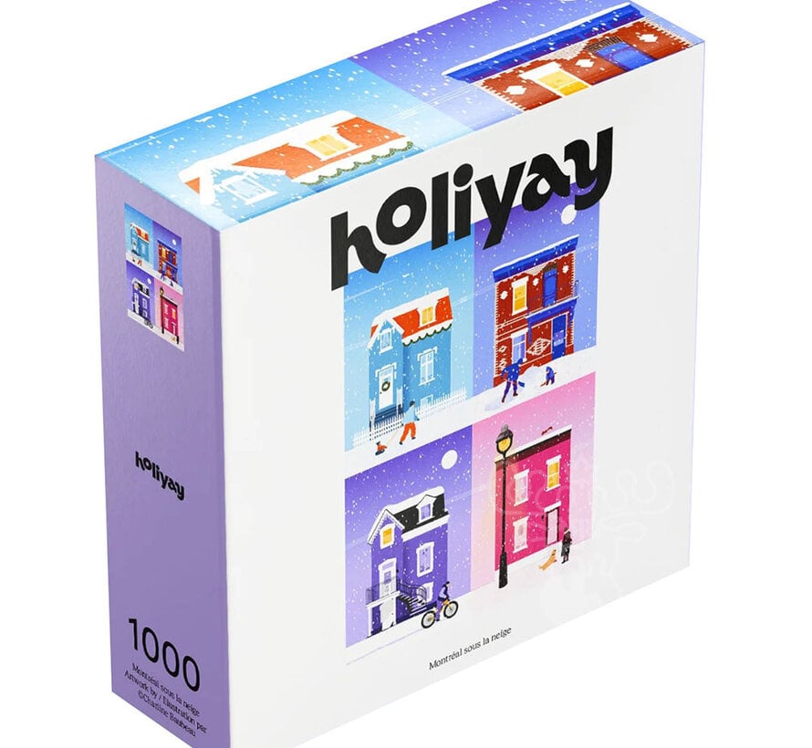 Holiyay Snowy in Montreal Puzzle 1000pcs