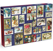 Penny Puzzle Penny Puzzle Ye Old Christmas Greetings Puzzle 1000pcs
