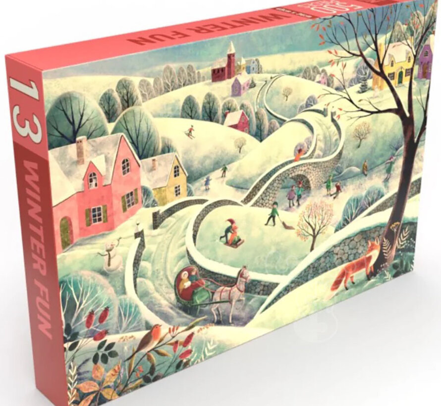 Penny Puzzle Winter Fun Puzzle 500pcs