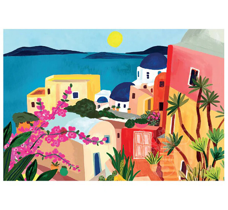 Penny Puzzle Santorini Sun Mini Puzzle 150pcs