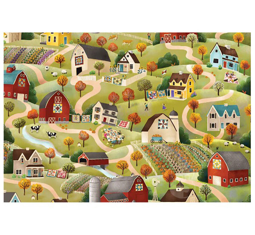 Penny Puzzle Folks on the Hill Mini Puzzle 150pcs