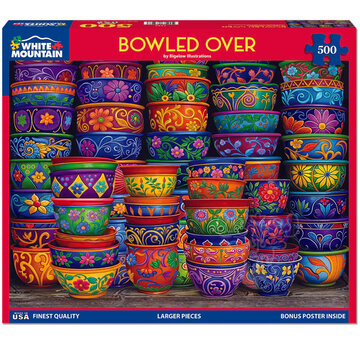 White Mountain White Mountain Bowled Over Puzzle 500pcs