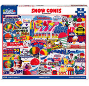White Mountain White Mountain Snow Cones Puzzle 1000pcs