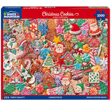 White Mountain White Mountain Christmas Cookies Puzzle 1000pcs