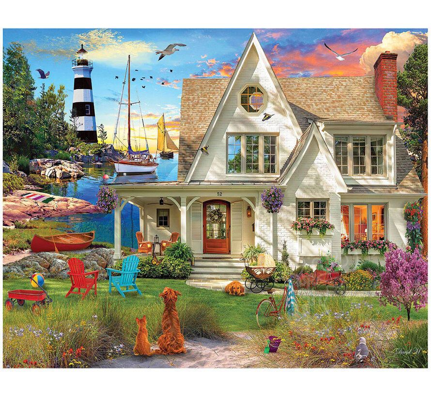 White Mountain Quiet Cove Puzzle 1000pcs