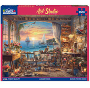 White Mountain White Mountain Art Studio Puzzle 1000pcs