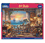 White Mountain Art Studio Puzzle 1000pcs