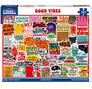 White Mountain White Mountain Good Vibes Puzzle 500pcs