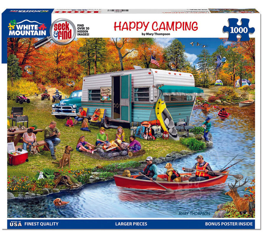 White Mountain Happy Camping 1000pcs