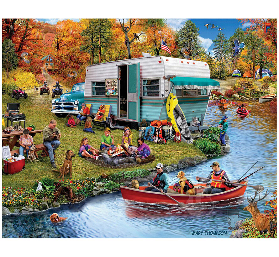 White Mountain Happy Camping 1000pcs