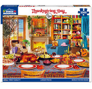 White Mountain White Mountain Thanksgiving Day Puzzle 1000pcs