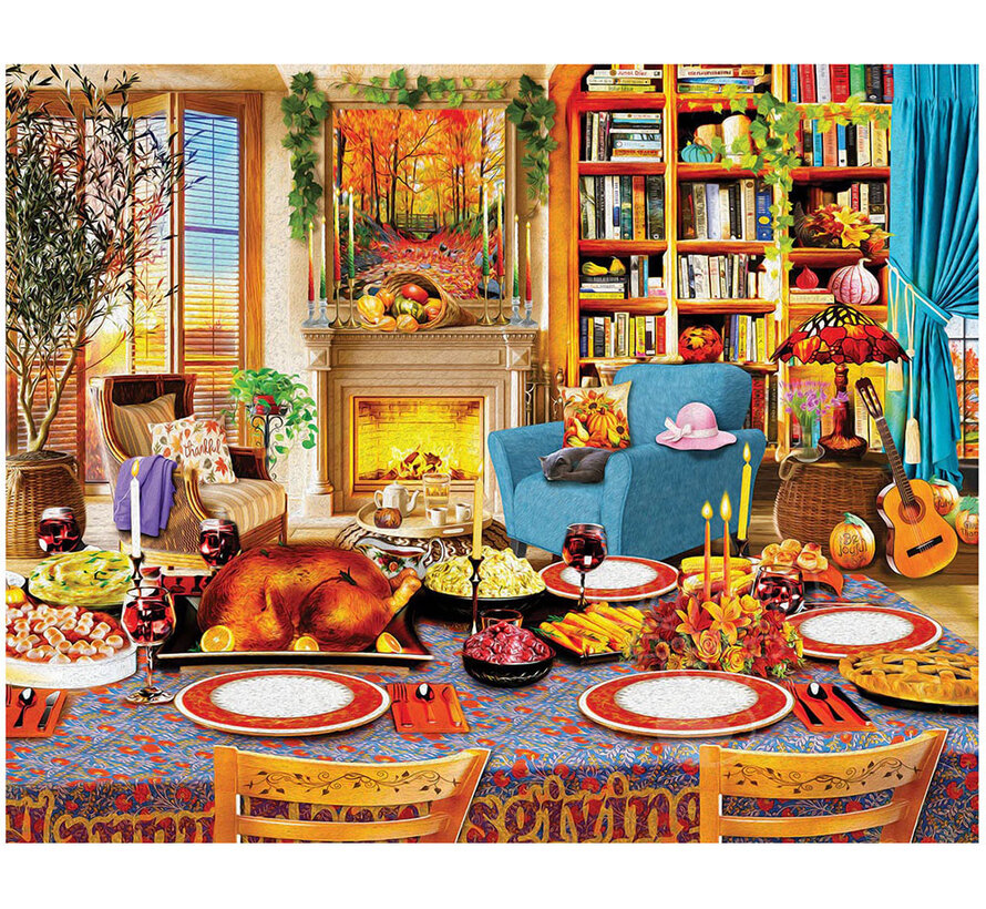 White Mountain Thanksgiving Day Puzzle 1000pcs