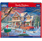 White Mountain WMP Christmas White Mountain Family Christmas Puzzle 1000pcs