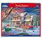 White Mountain Family Christmas Puzzle 1000pcs