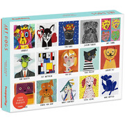 Happily Happily Art Dogs Puzzle 1000pcs