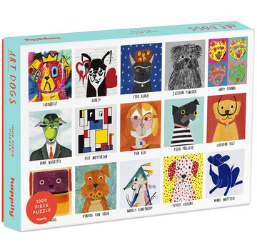 Happily Happily Art Dogs Puzzle 1000pcs