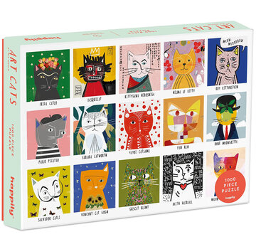 Happily Happily Art Cats Puzzle 1000pcs