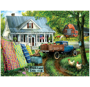 SunsOut FINAL SALE SunsOut Countryside Living Puzzle 1000pcs