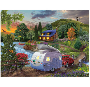 SunsOut FINAL SALE SunsOut Campers Coming Home Puzzle 1000pcs