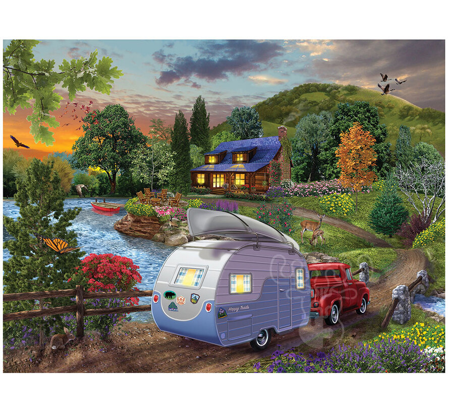 FINAL SALE SunsOut Campers Coming Home Puzzle 1000pcs