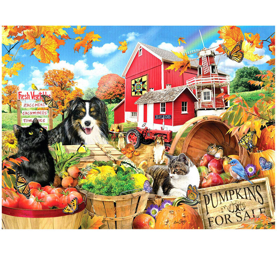 FINAL SALE SunsOut Farm Pals Puzzle 1000pcs