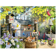 SunsOut FINAL SALE SunsOut Birds on a Wire Puzzle 1000pcs