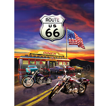 SunsOut SunsOut Route 66 Diner Puzzle 1000pcs