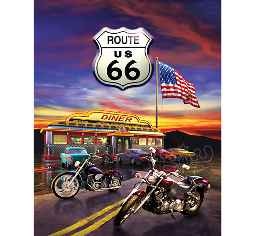 SunsOut Route 66 Diner Puzzle 1000pcs
