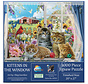 FINAL SALE SunsOut Kittens in the Window Puzzle 1000pcs