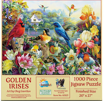 SunsOut SunsOut Golden Irises Puzzle 1000pcs
