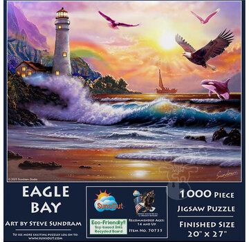 SunsOut SunsOut Eagle Bay Puzzle 1000pcs
