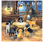Sunsout Barnyard Nativity Puzzle 500pcs