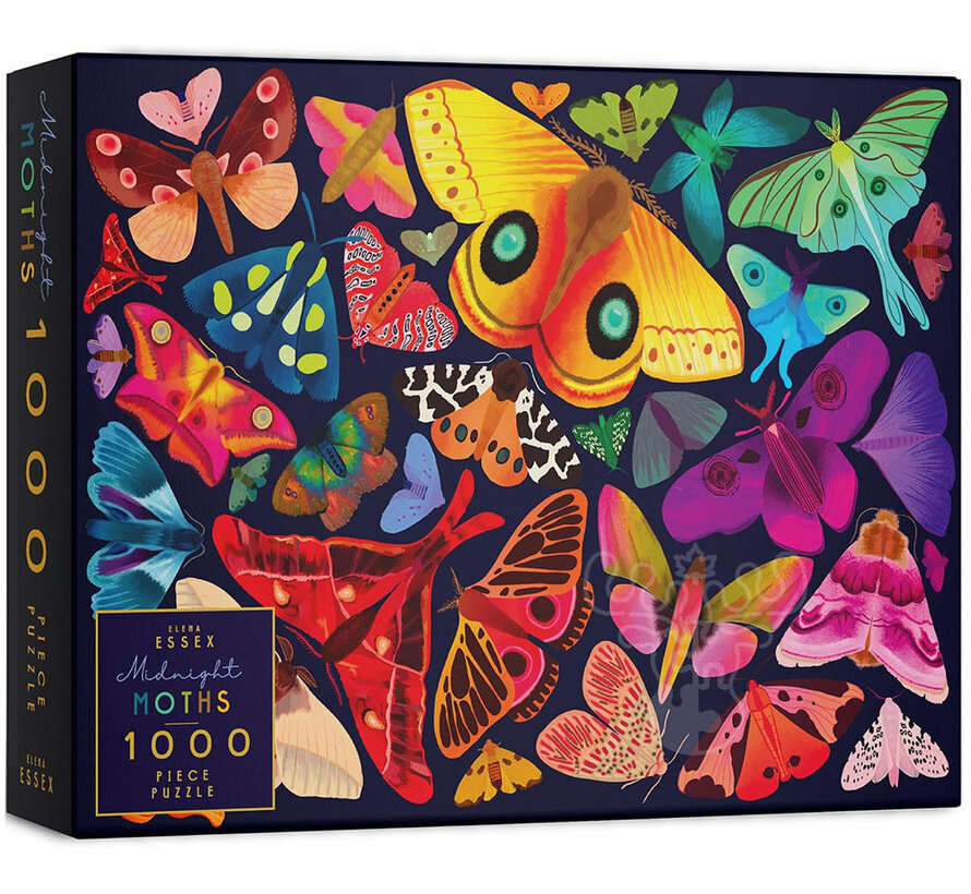 Elena Essex Midnight Moths Puzzle 1000pcs