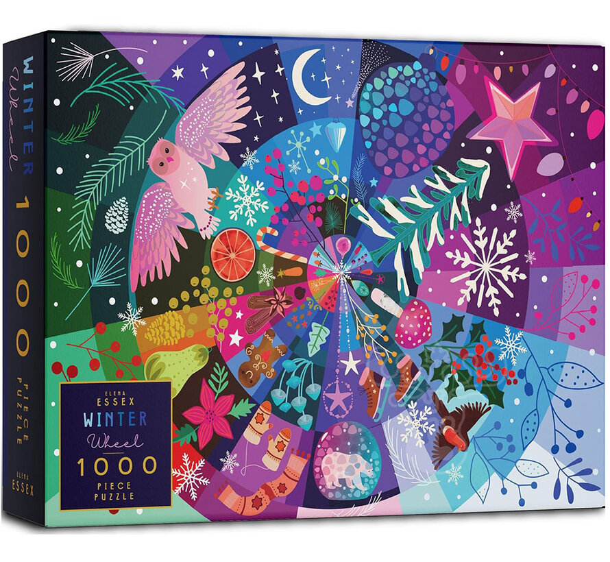 Elena Essex Winter Wheel Puzzle 1000pcs