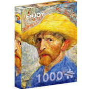 ENJOY Puzzle Enjoy Vincent Van Gogh: Self-portrait with a Straw Hat Puzzle 1000pcs