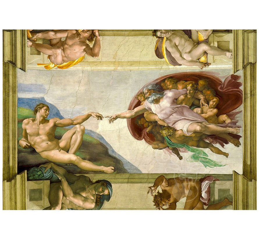 Enjoy Michelangelo  Buonarroti: The Creation of Adam Puzzle 1000pcs
