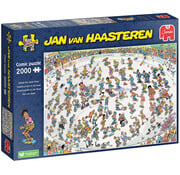 Jumbo Jumbo Jan van Haasteren - Riding the Skate Bowl Puzzle 2000pcs