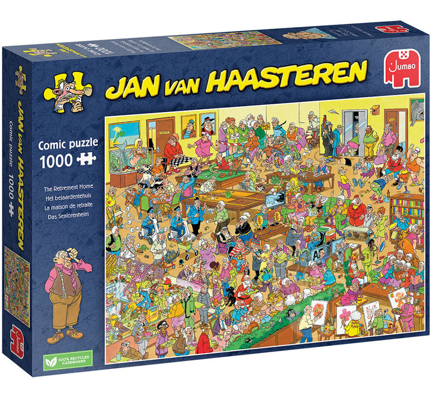 Jumbo Jan van Haasteren - The Retirement Home Puzzle 1000pcs - ORIGINAL BOX SIZE