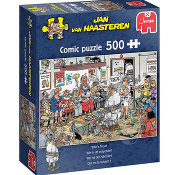 Jumbo Jumbo Jan van Haasteren - Who's Next? Puzzle 500pcs - ORIGINAL BOX SIZE